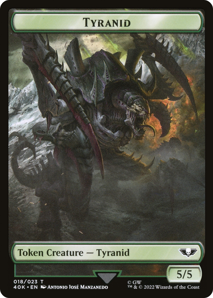 Tyranid (T40K-018) - Warhammer 40,000 Tokens