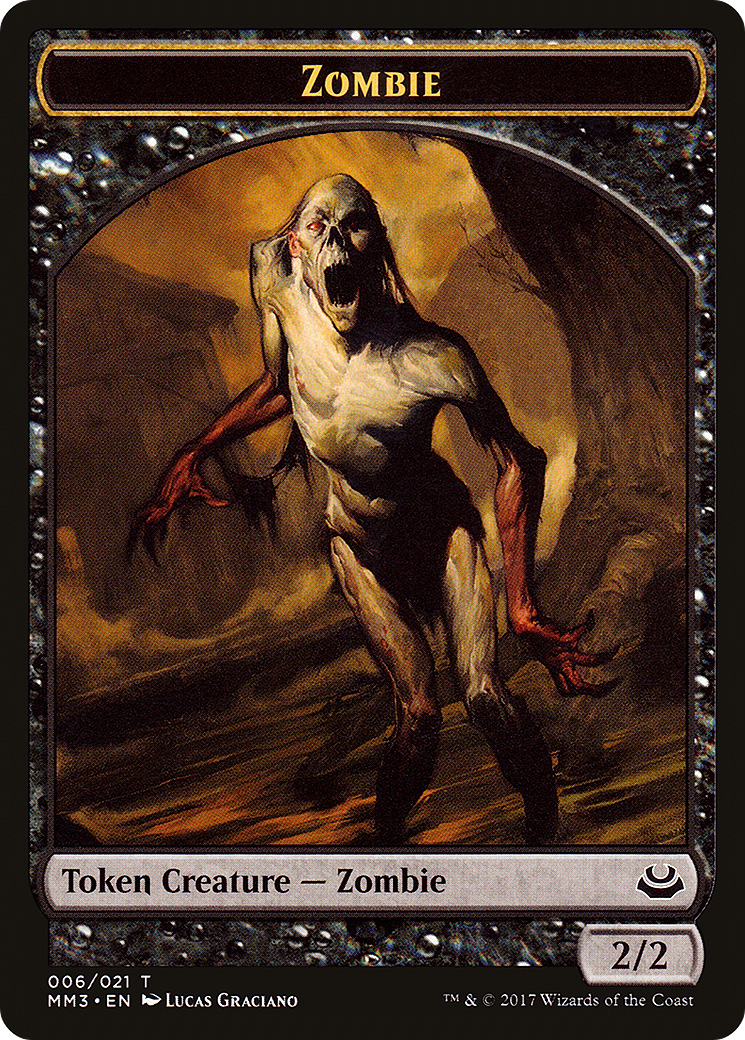 Zombie Token (MM3-006) - Modern Masters 2017 Tokens