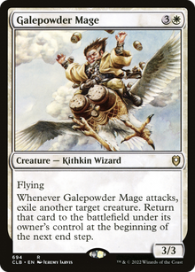 Galepowder Mage⁣ - Commander Legends: Battle for Baldur's Gate: Extras⁣ (Rare)⁣ [694]