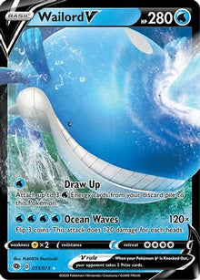 Wailord V 013/73  - Holofoil Champions Path - Ultra Rare