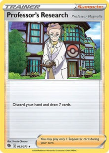 Professor's Research 062/73  - Reverse Holofoil Champions Path - Holo Rare