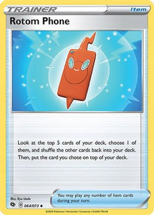 Rotom Phone 064/73  - Reverse Holofoil Champions Path - Uncommon