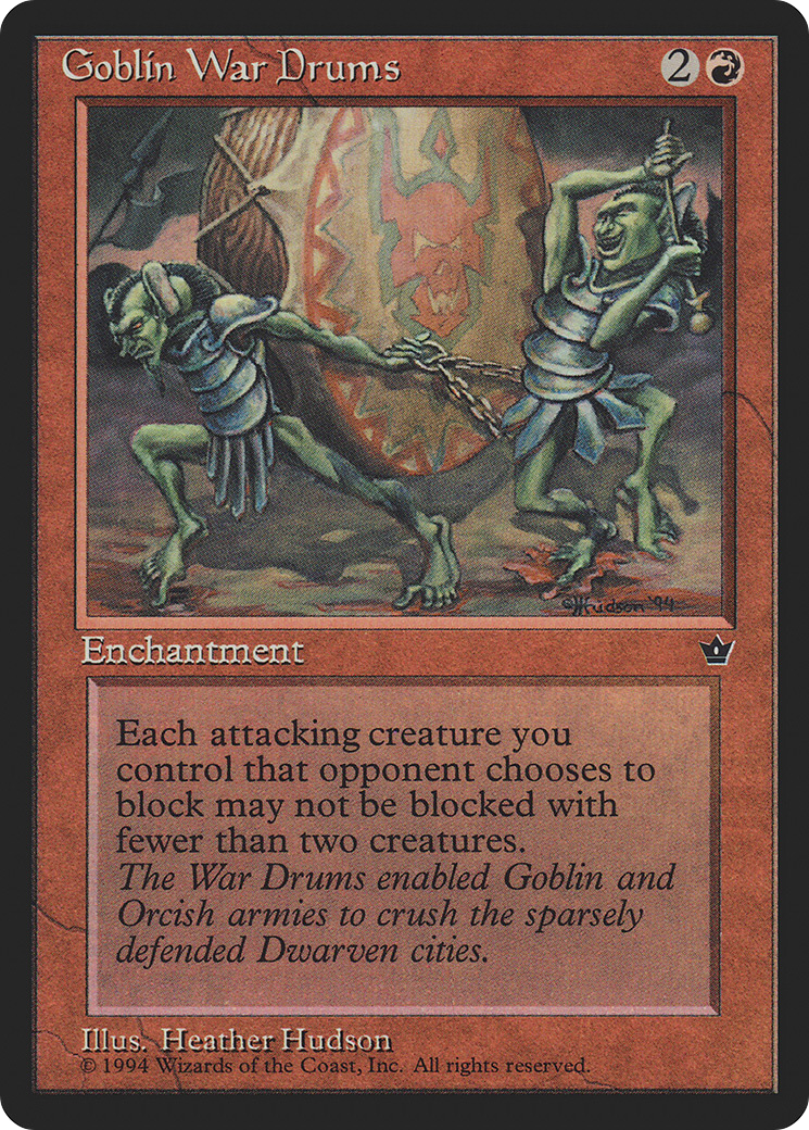 Goblin War Drums (Hudson) (FEM-58C) - Fallen Empires
