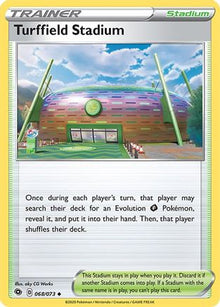 Turffield Stadium 068/73  - Reverse Holofoil Champions Path - Uncommon