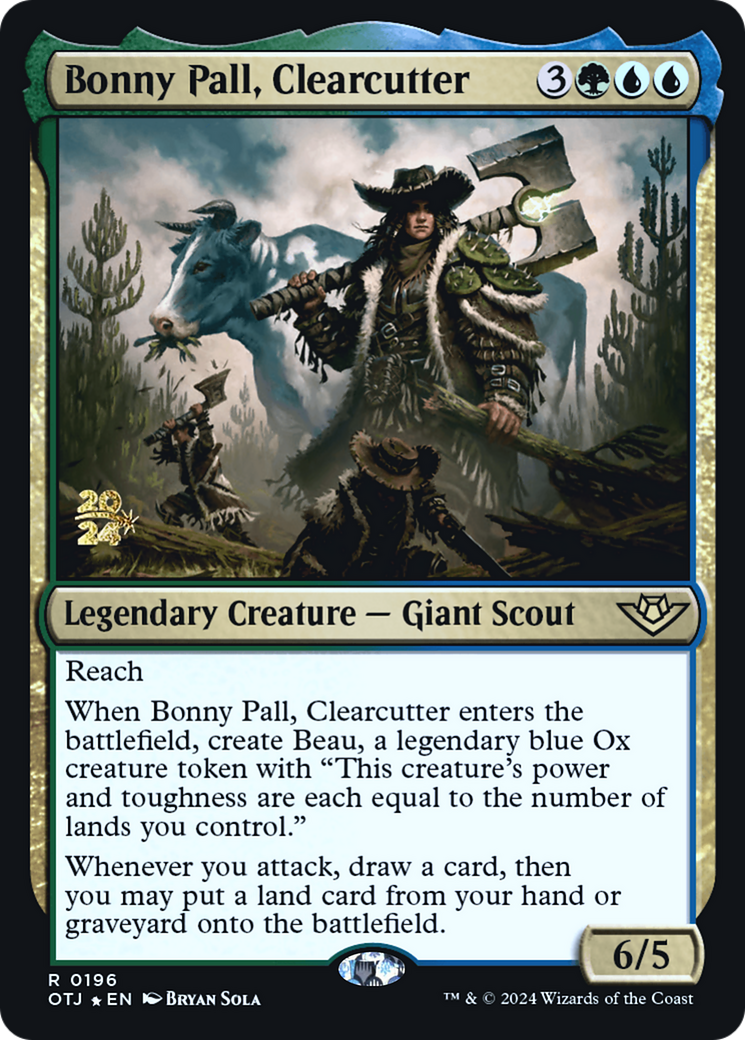 Bonny Pall, Clearcutter (PRE-196S) - Outlaws of Thunder Junction Promos Foil