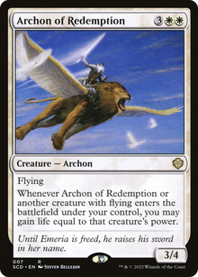 Archon of Redemption (SCD-007) - Starter Commander Decks