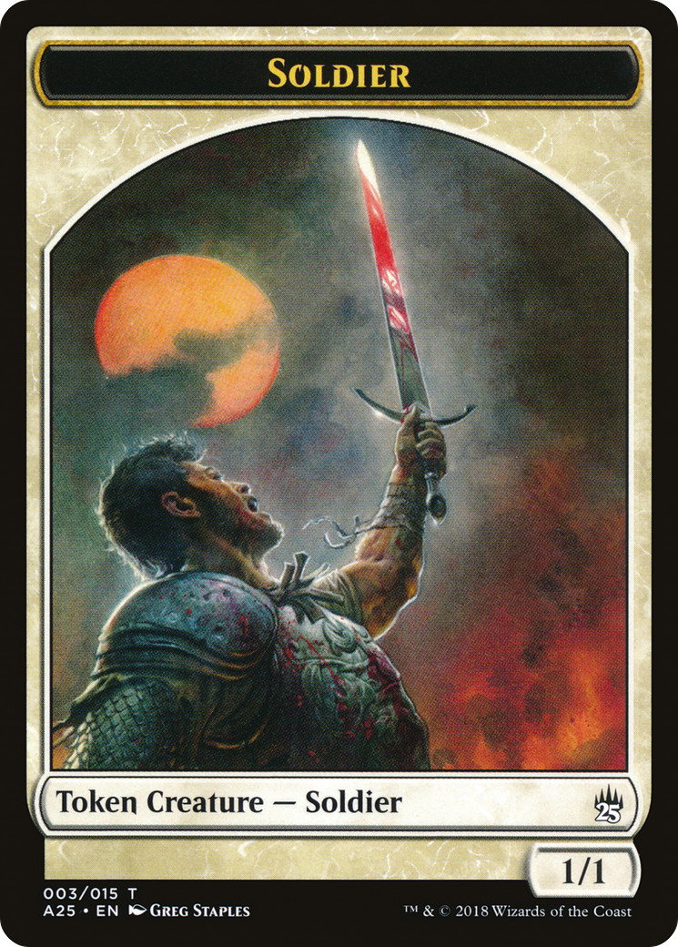 Soldier Token (003) (A25-003) - Masters 25 Tokens