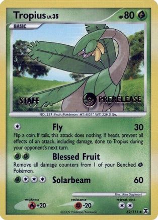 Tropius 052/111  Nintendo Promos - Promo
