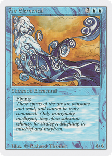 Air Elemental (3ED-047) - Revised Edition