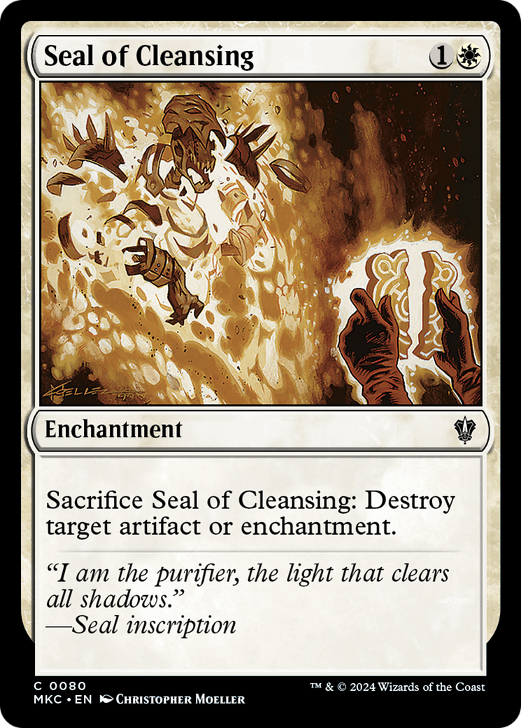 Seal of Cleansing⁣ - Commander: Murders at Karlov Manor⁣ (Common)⁣ [80]