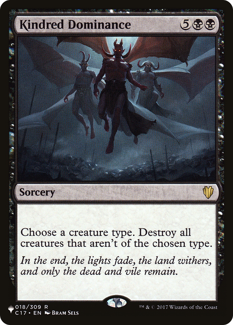 Kindred Dominance (LIST-018) - The List
