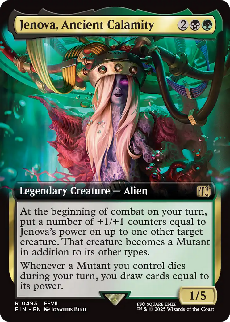 Jenova, Ancient Calamity (FIN-493) - FINAL FANTASY: (Extended Art) Foil