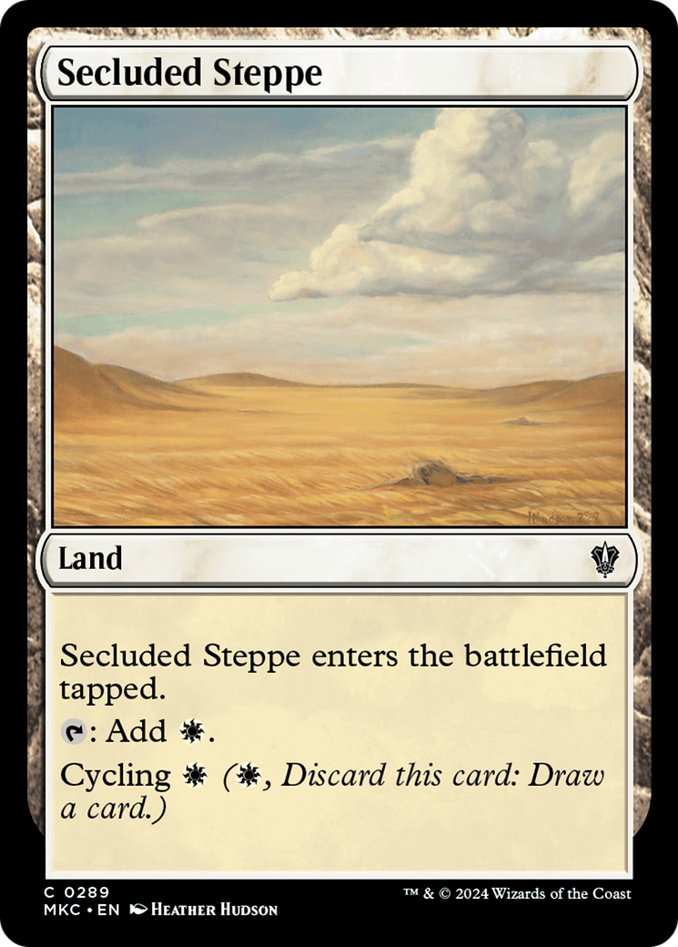 Secluded Steppe⁣ - Commander: Murders at Karlov Manor⁣ (Common)⁣ [289]