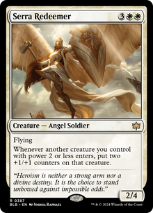 Serra Redeemer⁣ - Bloomburrow: Extras⁣ (Rare)⁣ [387]