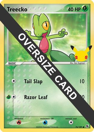 Treecko 076  First Partner Pack - Promo