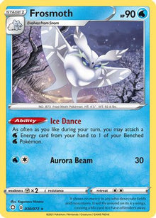 Frosmoth 030/072  - Reverse Holofoil Shining Fates - Holo Rare