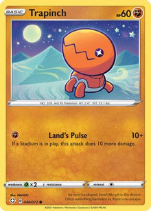 Trapinch 040/072  - Reverse Holofoil Shining Fates - Common