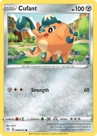 Cufant 049/072  - Reverse Holofoil Shining Fates - Common