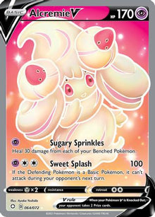 Alcremie V (Full Art) 064/072  - Holofoil Shining Fates - Ultra Rare