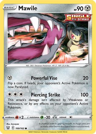 Mawile 100/163  SWSH05 Battle Styles - Common