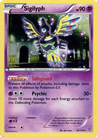 Sigilyph 052/124  - Holofoil Blister Exclusives - Promo