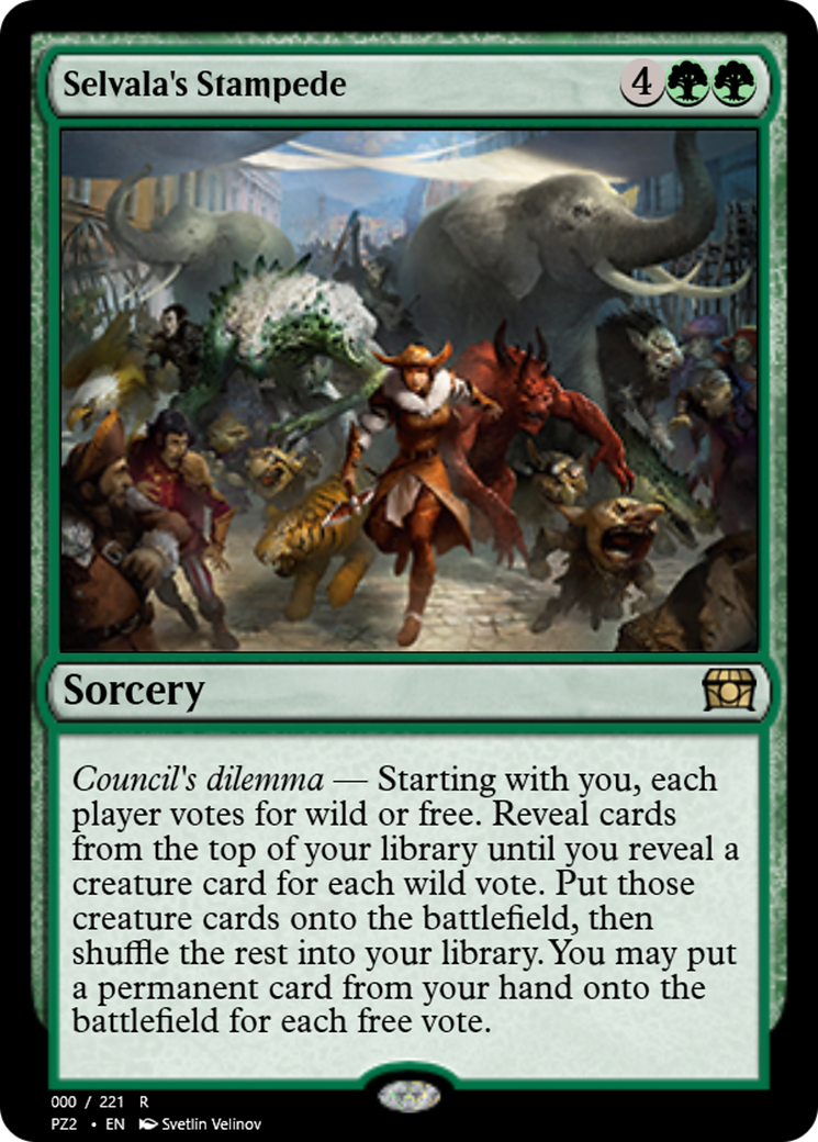 Selvala's Stampede (PZ2-65787) - Treasure Chest Foil