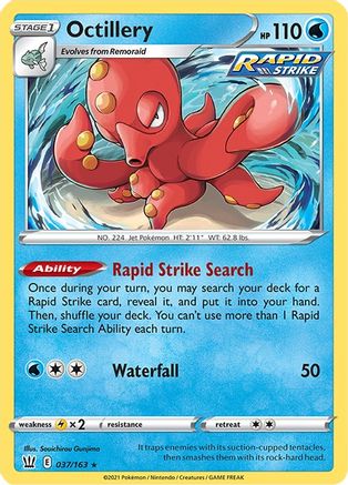 Octillery 037/163  Deck Exclusives - Rare