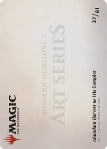 Abundant Harvest // Abundant Harvest (AMH2-037) - Modern Horizons 2 Art Series (Borderless)