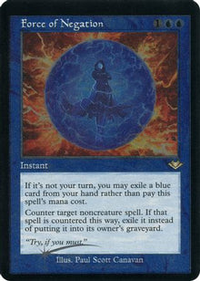 Force of Negation (Retro Frame) (Foil Etched) (MH1-009) - Modern Horizons Foil