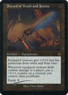 Sword of Truth and Justice (Retro Frame) (Foil Etched) (MH1-032) - Modern Horizons Foil