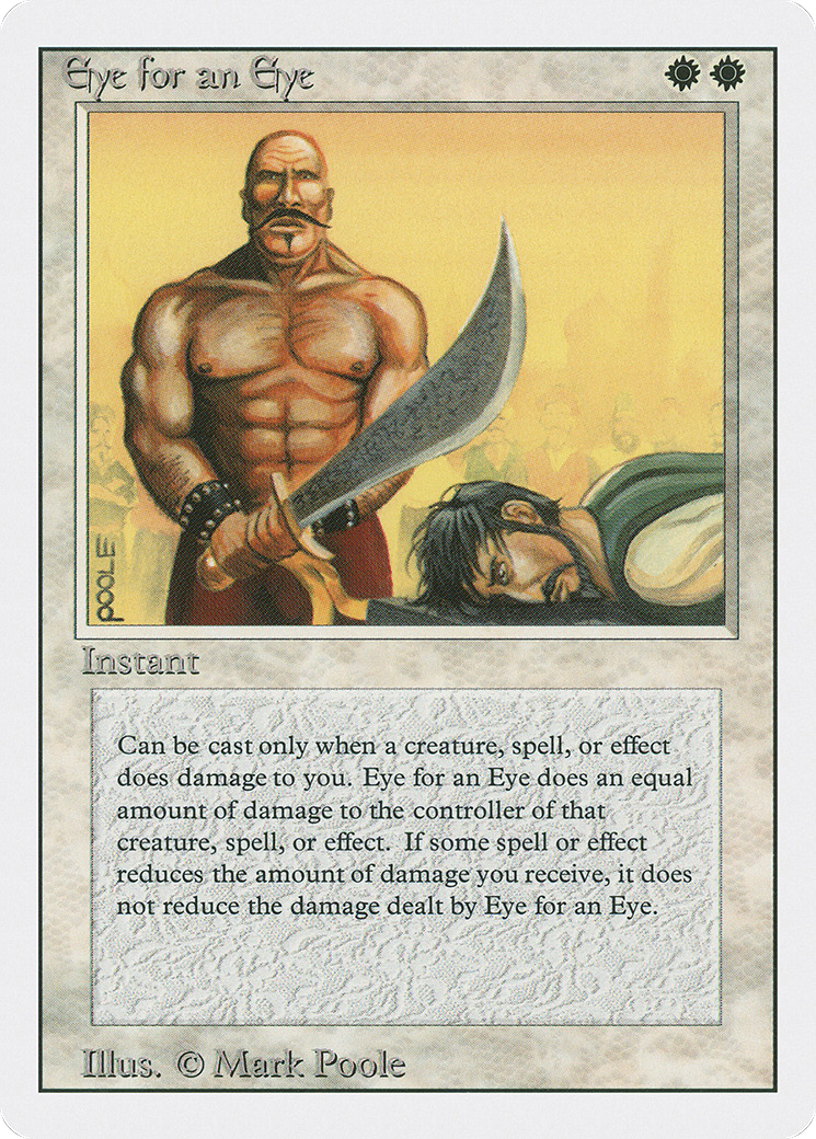 Eye for an Eye (3ED-018) - Revised Edition