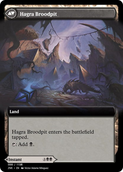Hagra Mauling // Hagra Broodpit (PRM-83874) - Magic Online Promos Foil