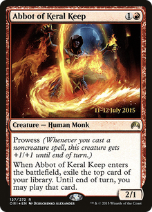 Abbot of Keral Keep (PRE-127S) - Magic Origins Promos Foil