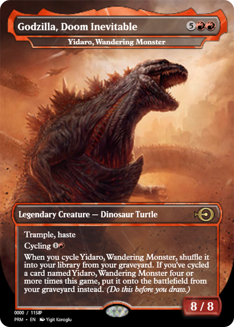 Yidaro, Wandering Monster (PRM-80921) - Magic Online Promos / Godzilla, Doom Inevitable