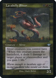 Lavabelly Sliver (Retro Frame) (Foil Etched) (MH1-029) - Modern Horizons Foil