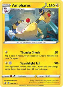 Ampharos 049/198  - Reverse Holofoil SWSH06 Chilling Reign - Rare