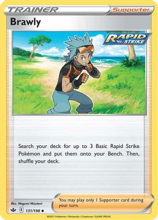 Brawly 131/198  - Reverse Holofoil SWSH06 Chilling Reign - Uncommon