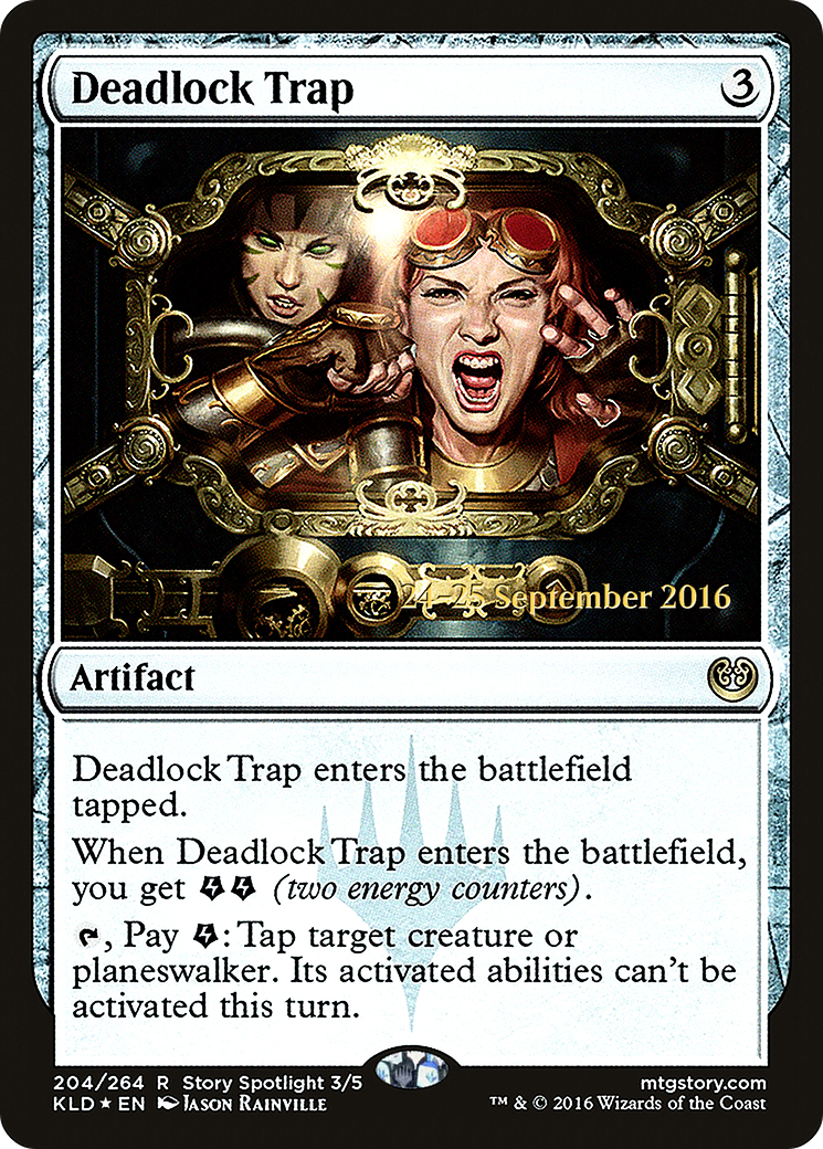 Deadlock Trap (PRE-204S) - Kaladesh Promos Foil