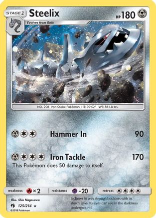Steelix 125/214  - Holofoil Blister Exclusives - Promo