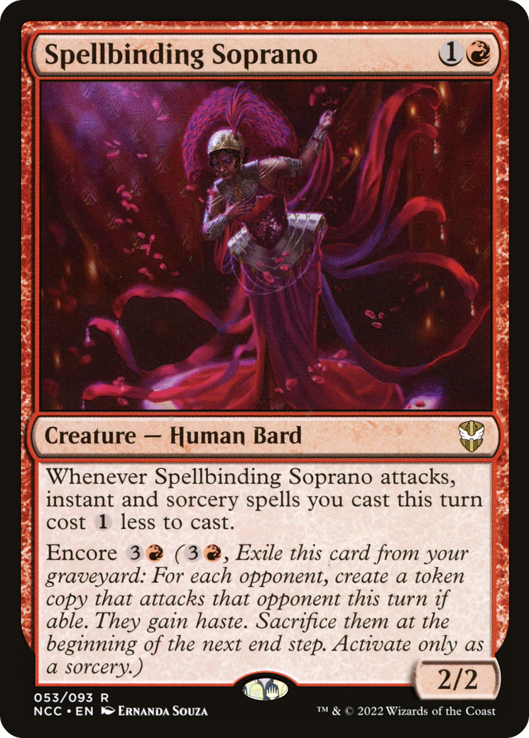 Spellbinding Soprano⁣ - Commander: Streets of New Capenna⁣ (Rare)⁣ [53]