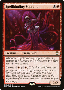 Spellbinding Soprano⁣ - Commander: Streets of New Capenna⁣ (Rare)⁣ [53]