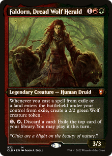 Faldorn, Dread Wolf Herald (V.3)⁣ - Commander Legends: Battle for Baldur's Gate: Extras⁣ (Special)⁣ [932]