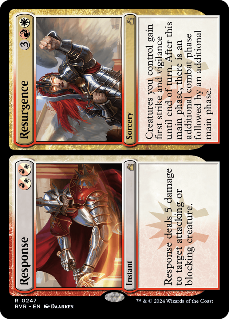 Response // Resurgence (RVR-247) - Ravnica Remastered Foil