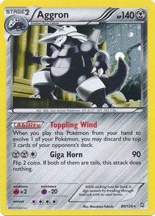 Aggron 080/124  - Holofoil Blister Exclusives - Promo