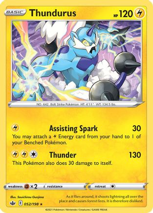 Thundurus 052/198  Deck Exclusives - Rare