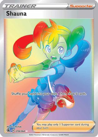 Shauna (Secret) 278/264  - Holofoil SWSH08 Fusion Strike - Secret Rare
