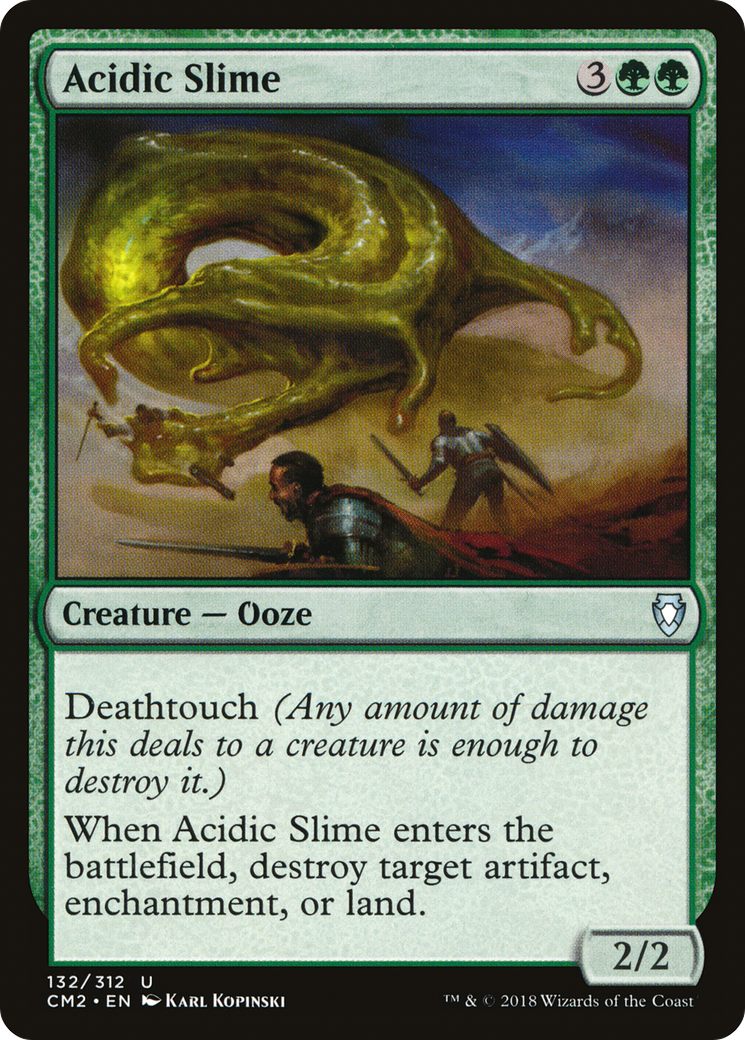Acidic Slime (CM2-132) - Commander Anthology Volume II