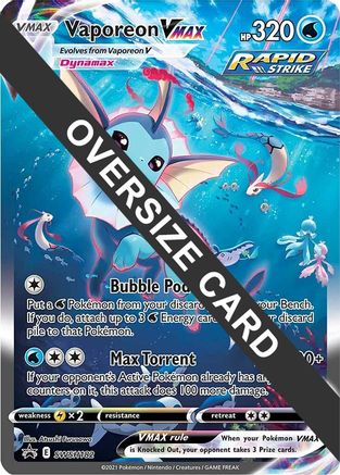 Vaporeon VMAX SWSH182  - Holofoil Jumbo Cards - Promo