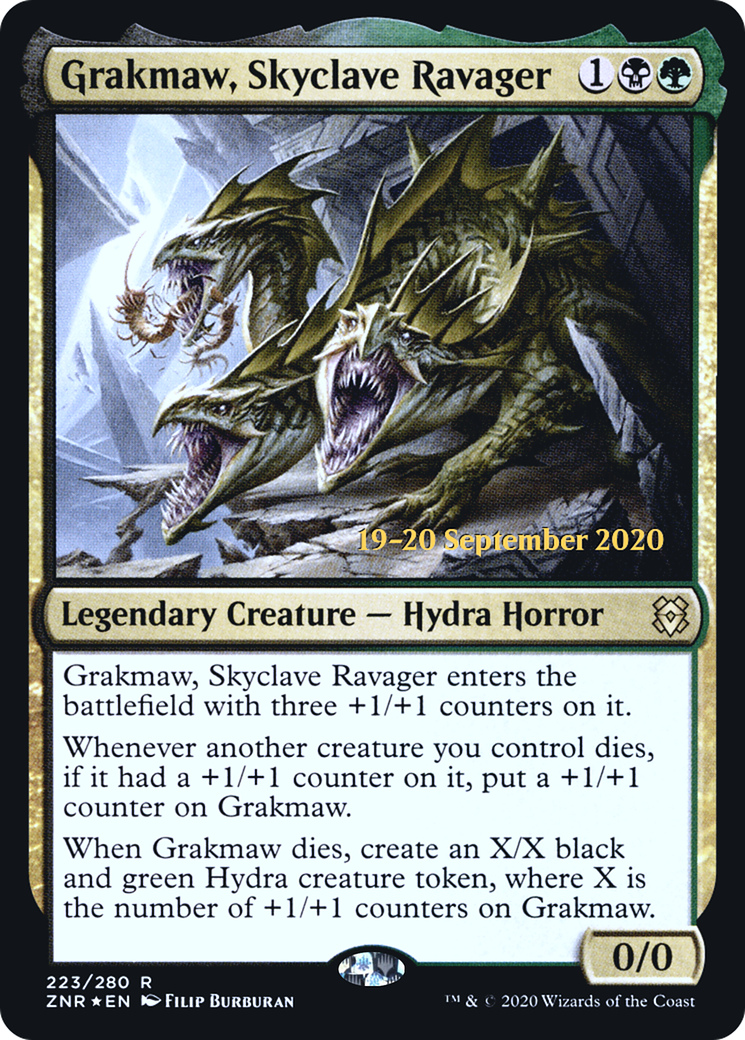 Grakmaw, Skyclave Ravager (PRE-223S) - Zendikar Rising Promos Foil