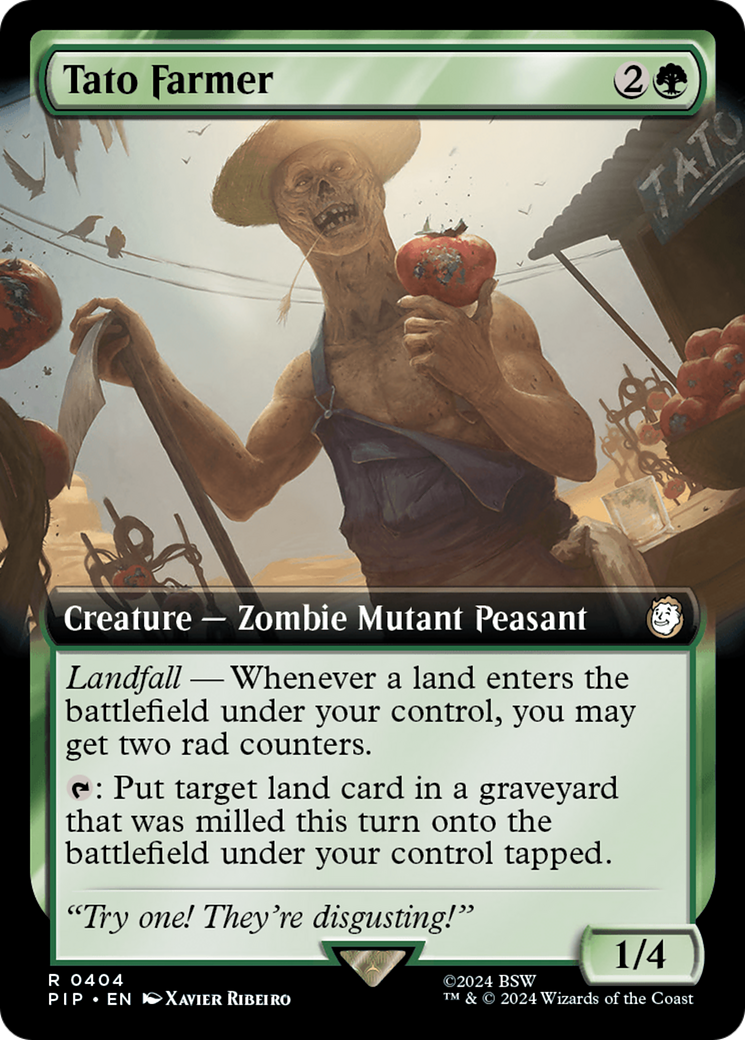 Tato Farmer (Extended Art) (PIP-404) - Fallout: (Extended Art) Foil